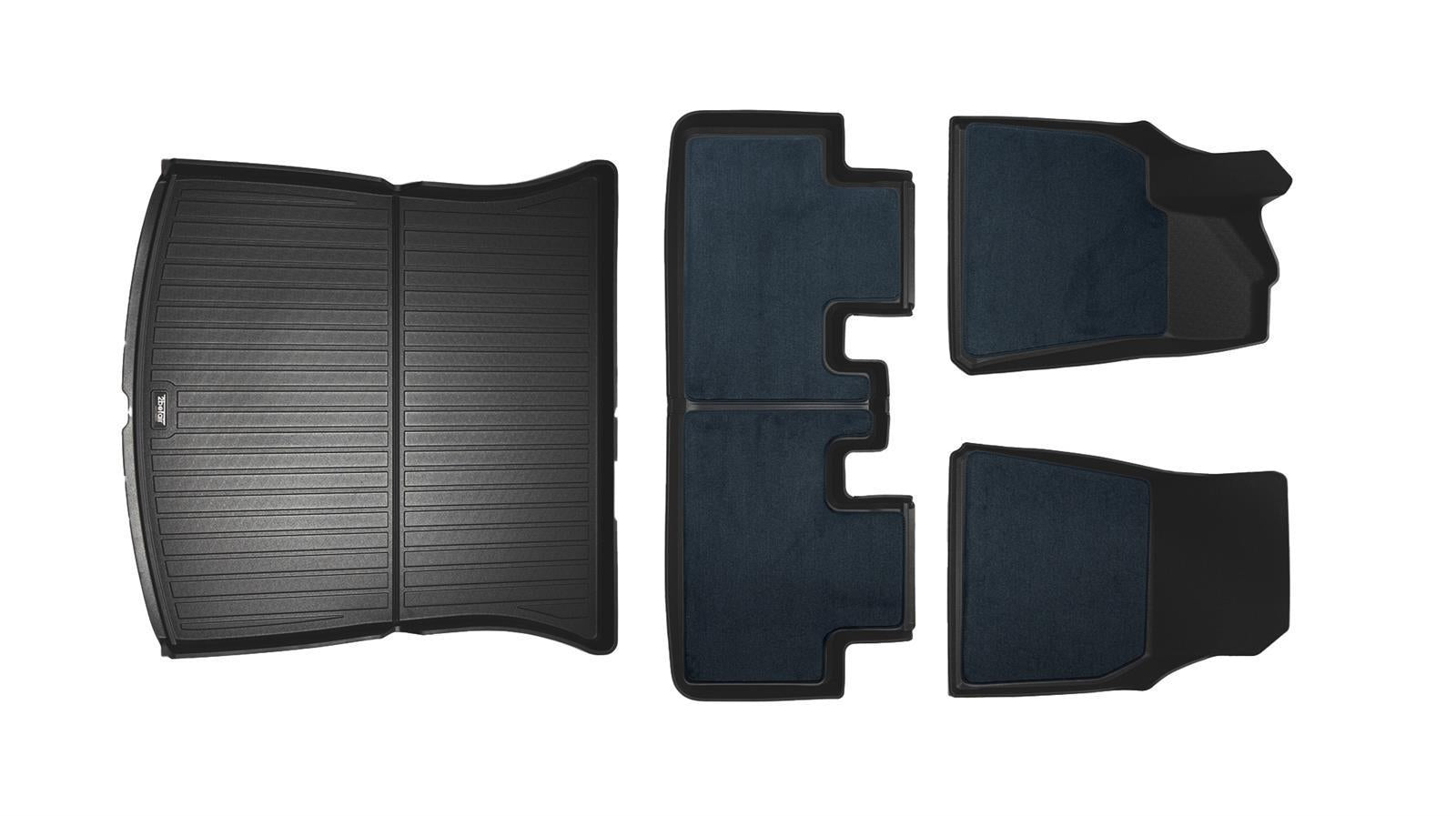 2befair Premium Gummimatten Gesamtset für das Tesla Model Y-12